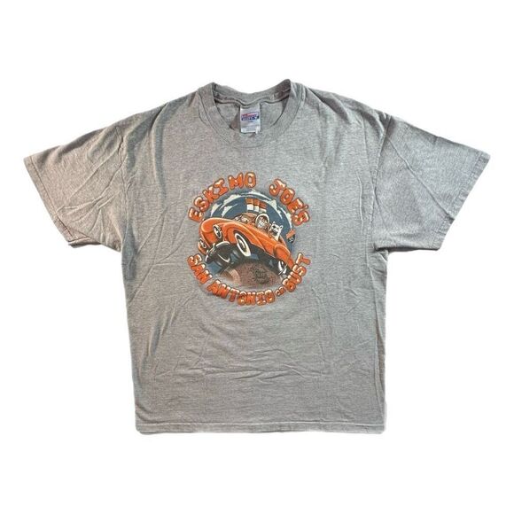 Vintage 90s Eskimo Joes Let’s Go Bowling Tee - Picture 4 of 8